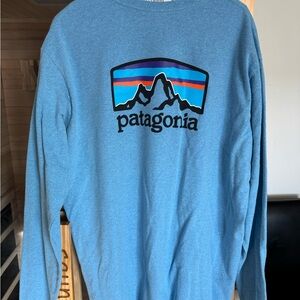 Patagonia Men's Crewneck Sweater in Blue